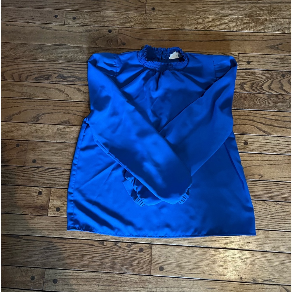 Cobalt Blue Blouse